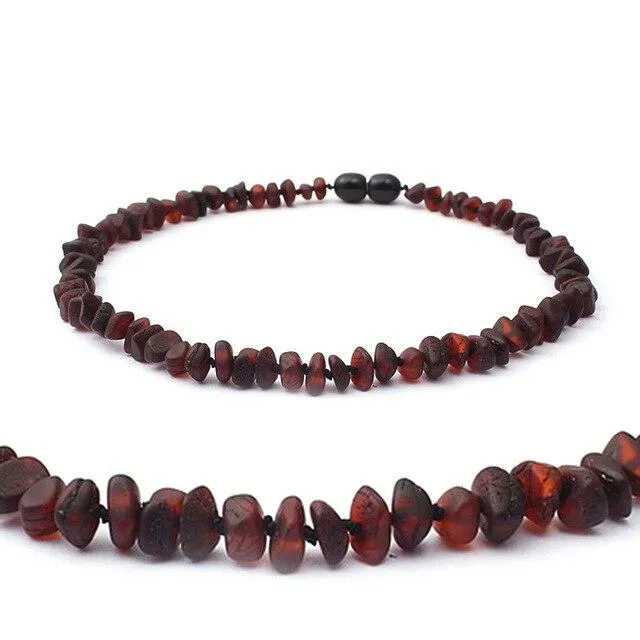 Natural Amber Stone Bead Accessory Necklace