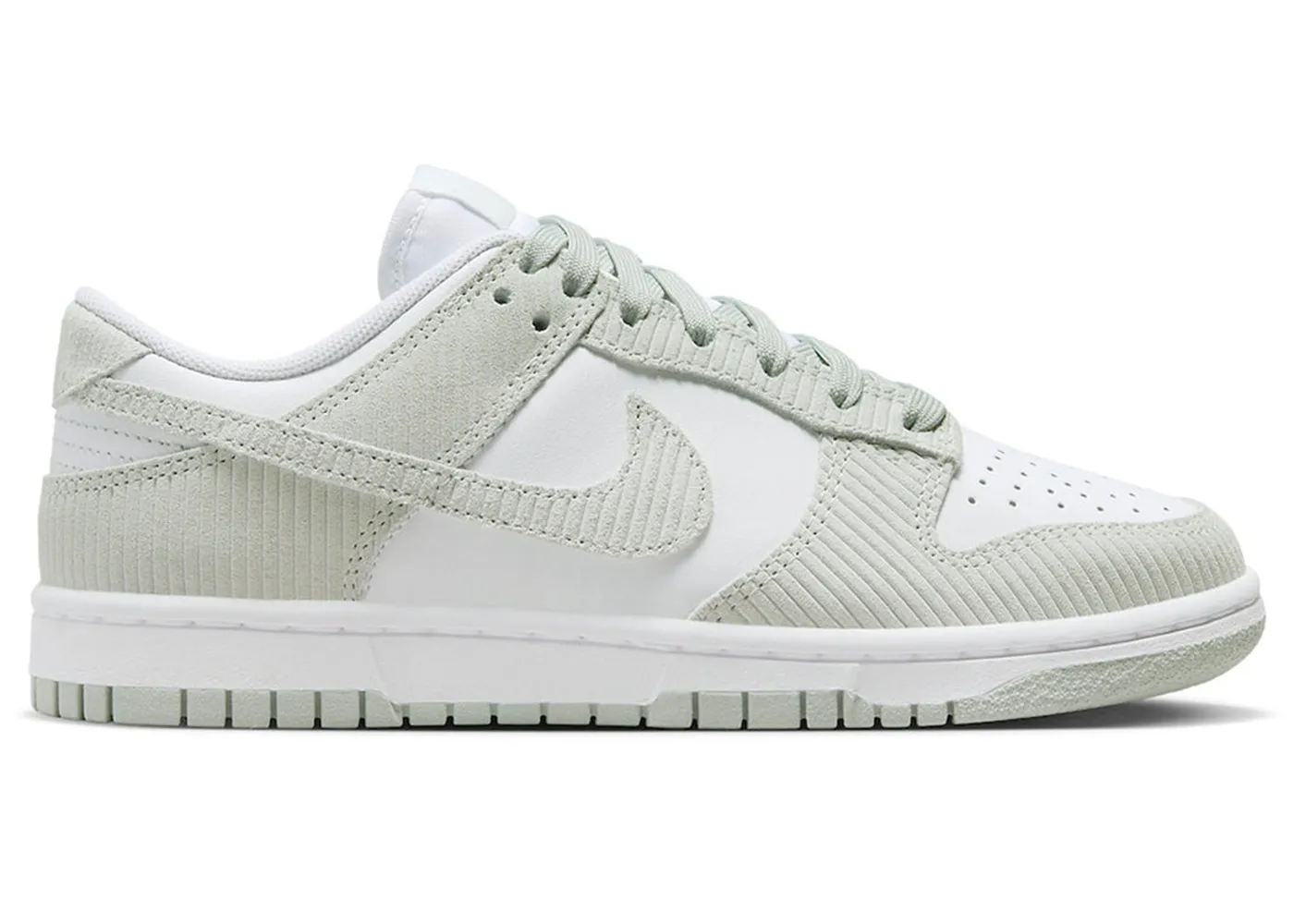 Nike Dunk Low Light Silver Corduroy (Women's)