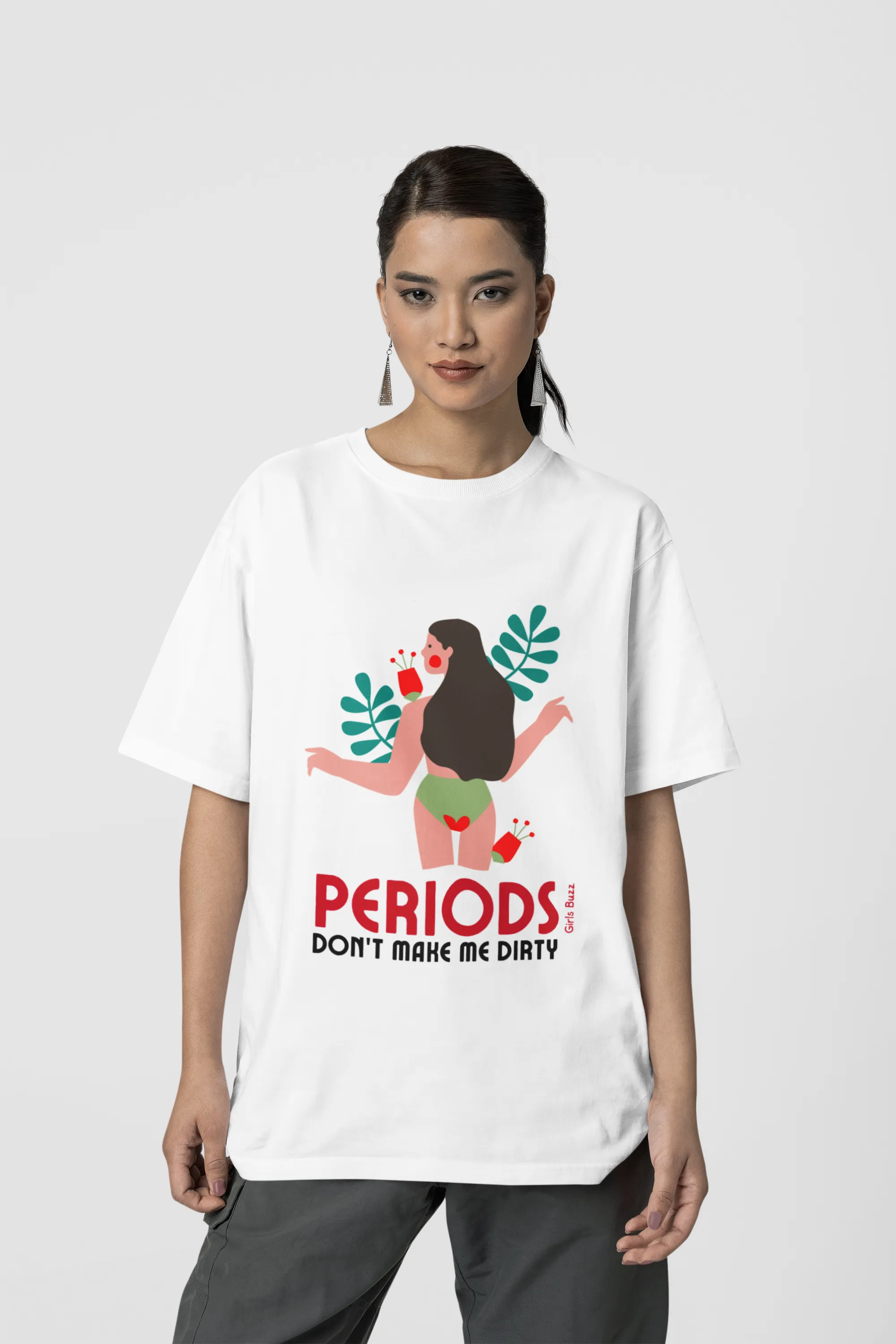 Normalise Periods Oversized T-shirt