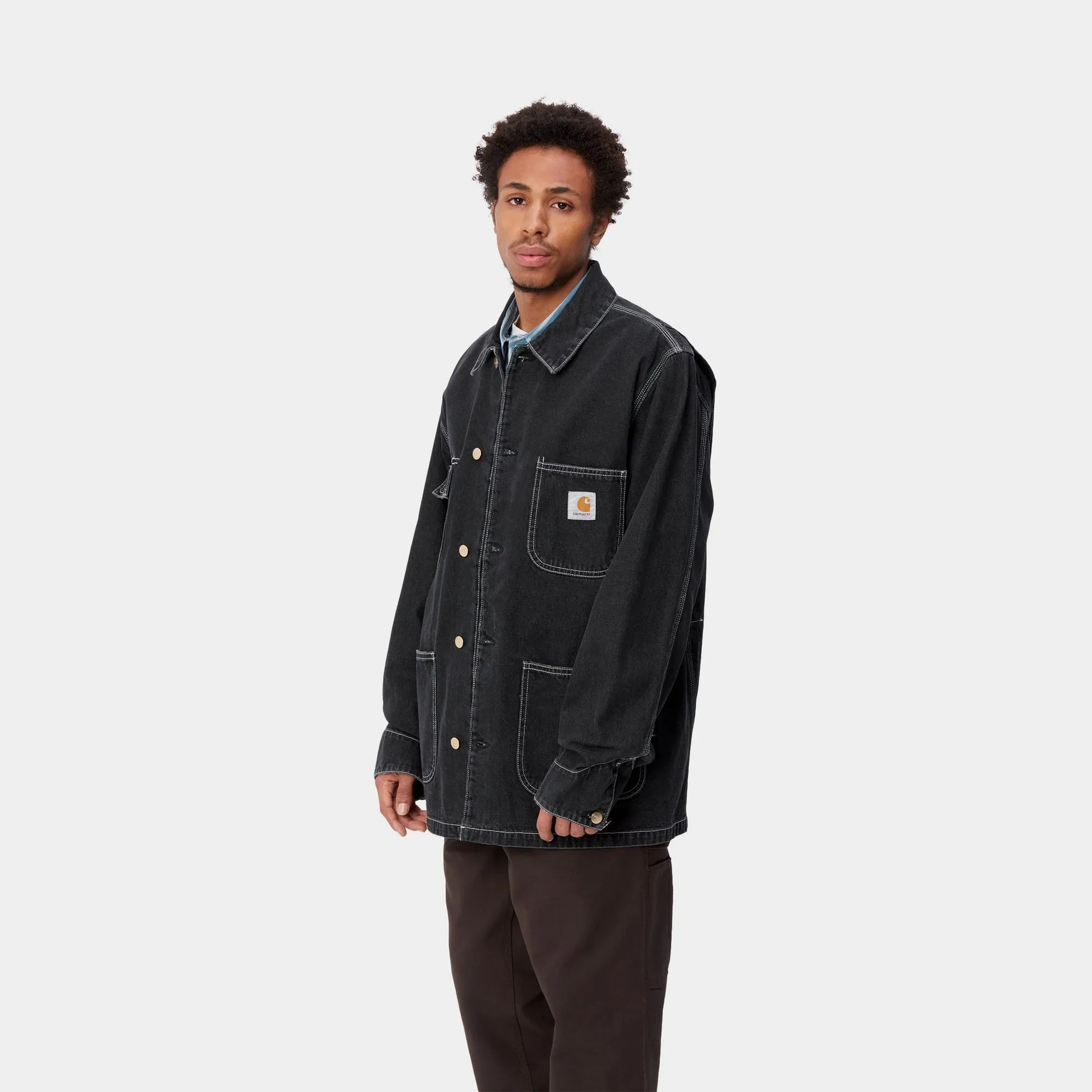 OG Chore Coat (Spring) | Black (stone washed)