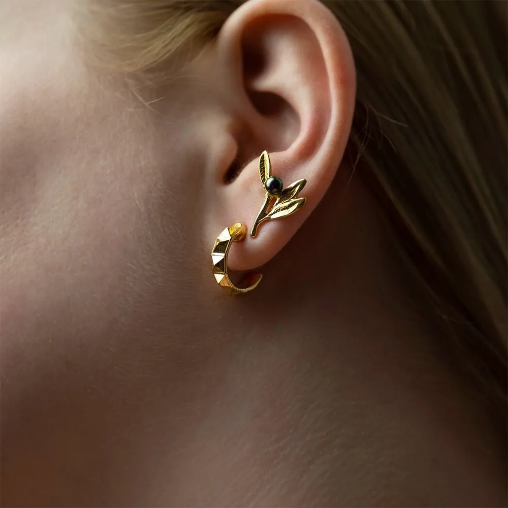 Olive Branch earring