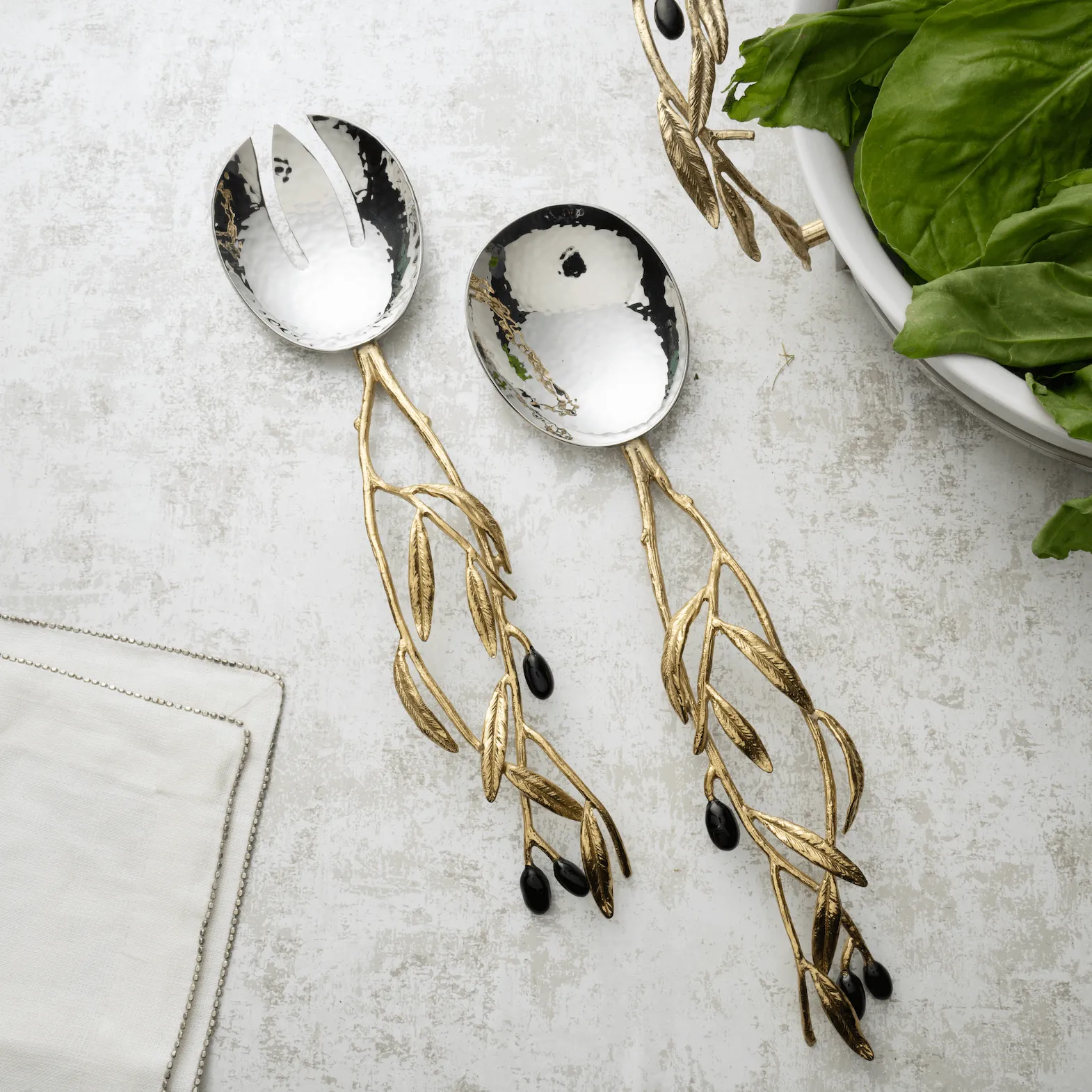 Olive Branch Serving Set