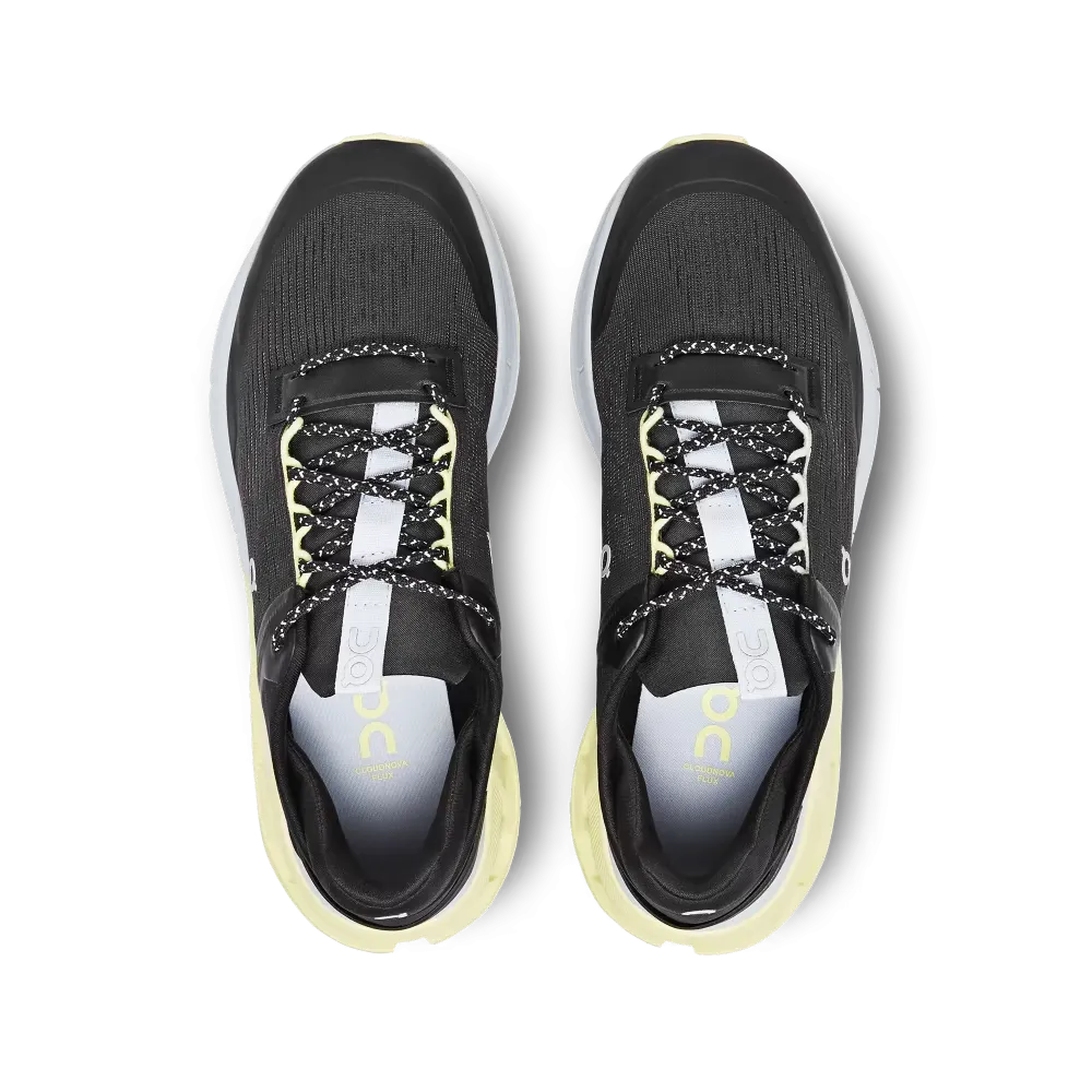 On Running Women's Cloudnova Flux Shoes - Black / Hay