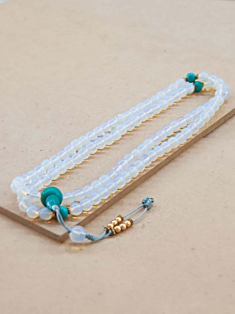 Opalite Mala bead