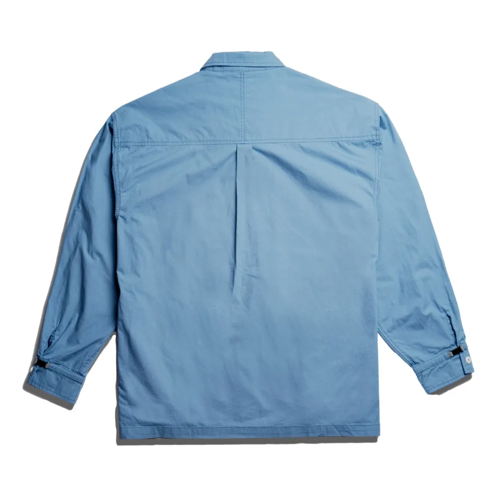 OPEN DIALOGUE BIG POCKET SHIRT-BLUE