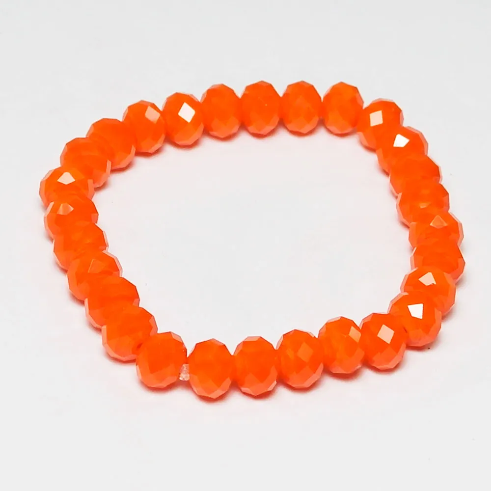 Orange Crystal Bracelet