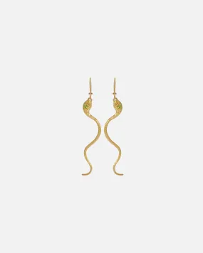 Ornata Ophidia Shepherd Hook Earrings