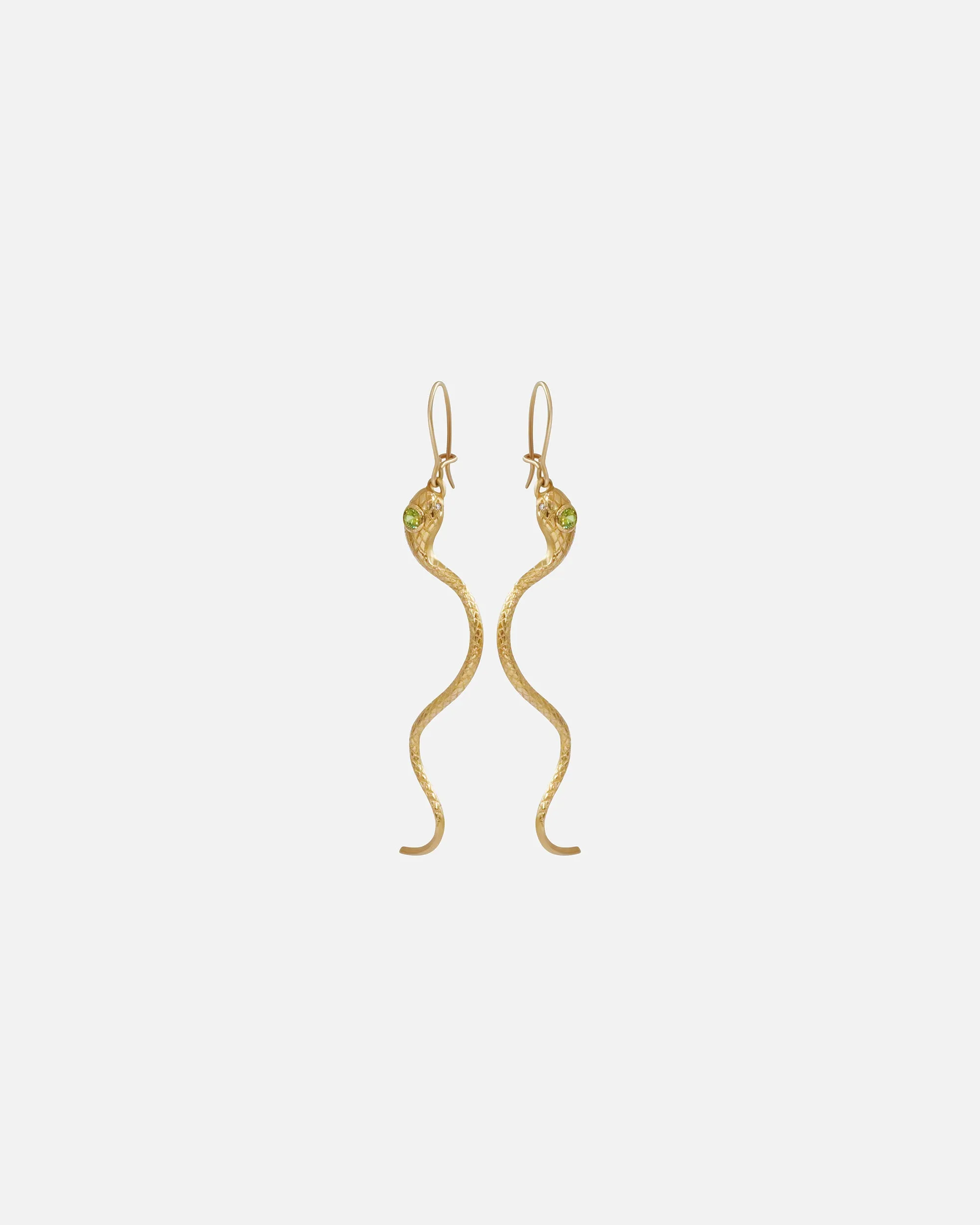 Ornata Ophidia Shepherd Hook Earrings