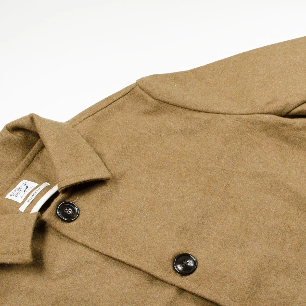 orSlow - Prisoner Melton Wool Coat - Beige