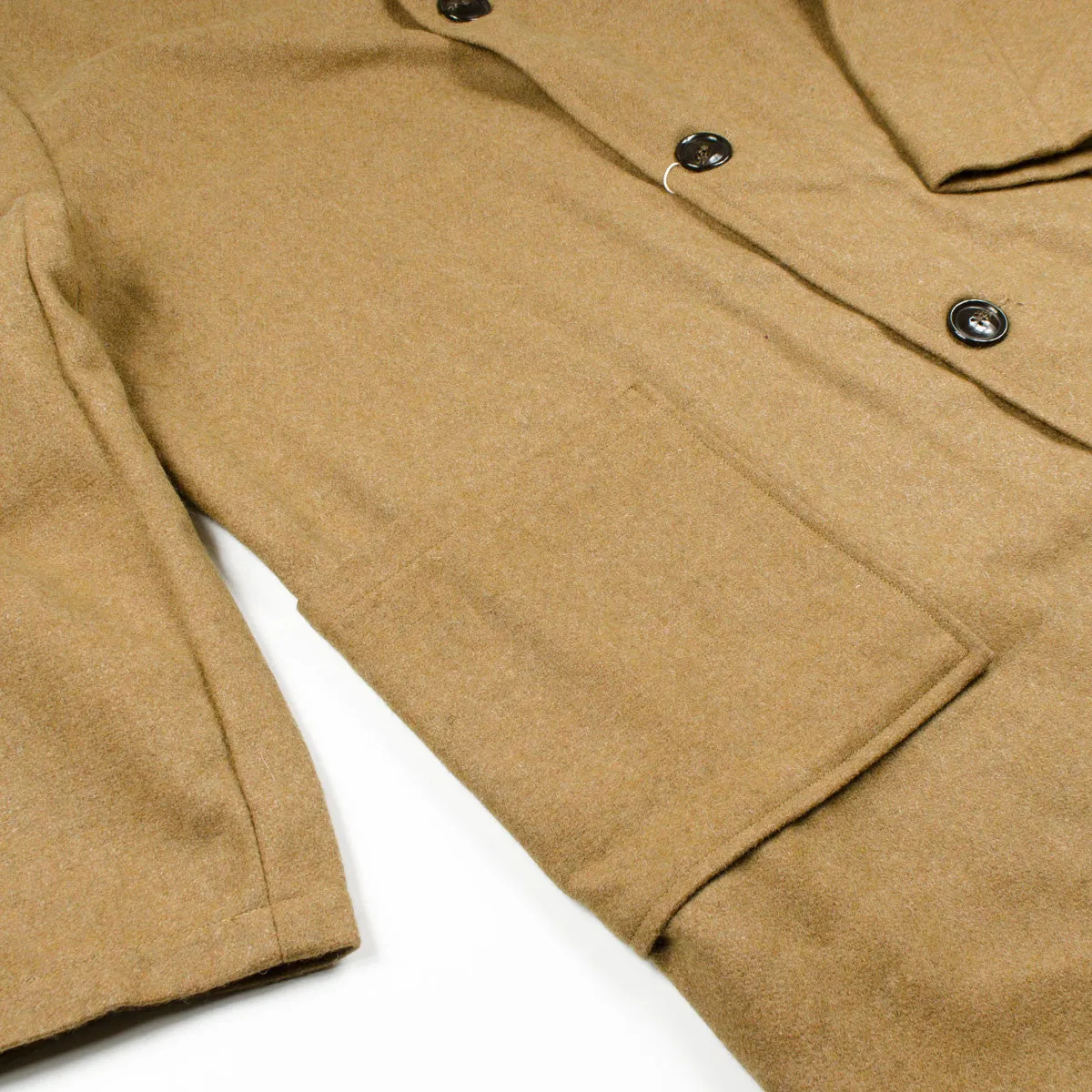 orSlow - Prisoner Melton Wool Coat - Beige