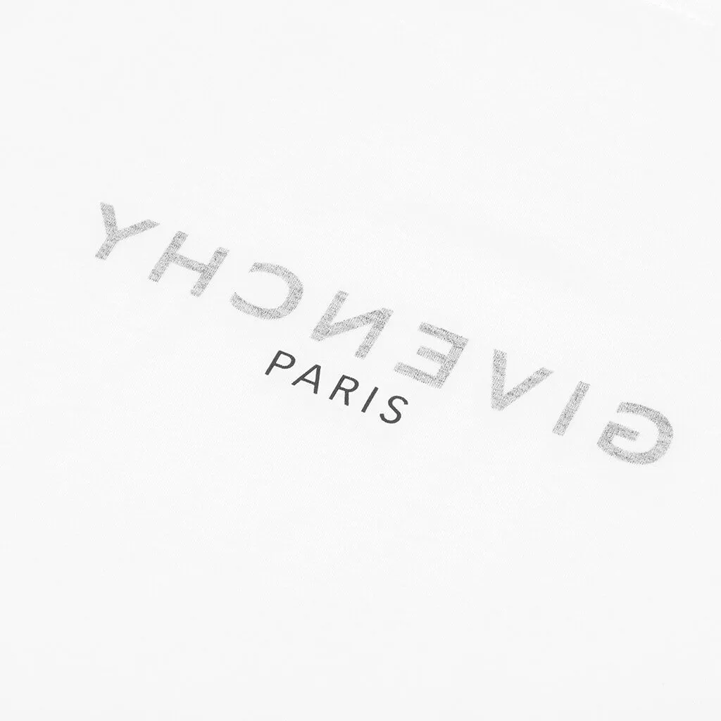 Paris Reverse Oversized Shirt - White