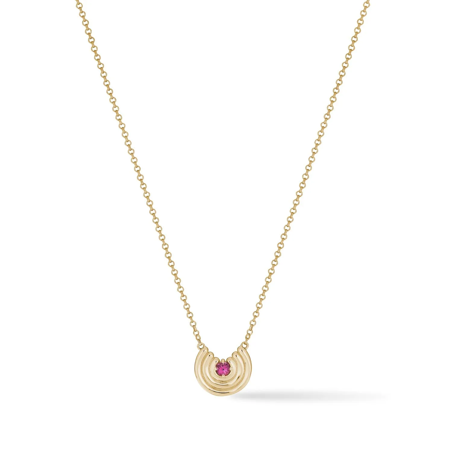 Petite Revival Necklace Pink Tourmaline