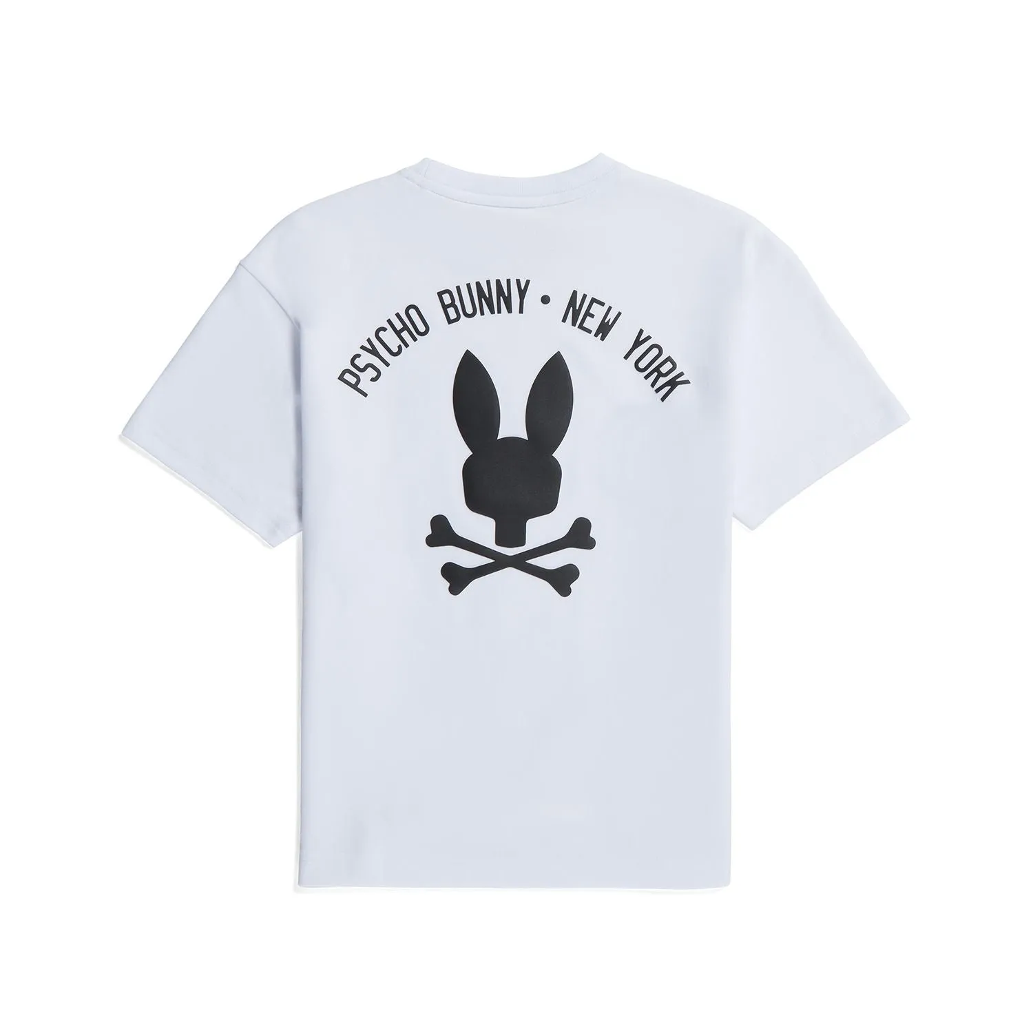 Psycho Bunny Kids Lambert Relaxed Fit Graphic Tee - White