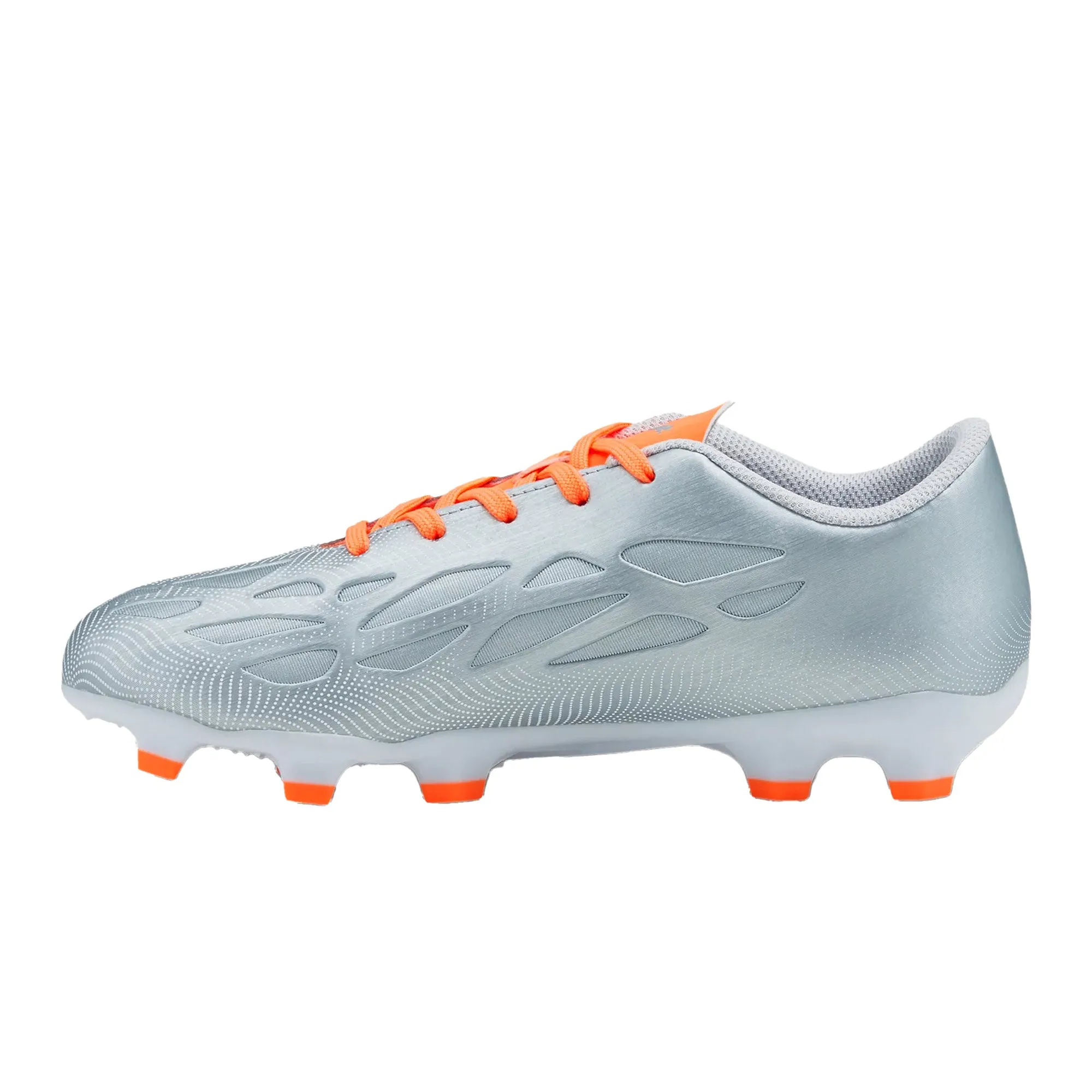 Puma Ultra 4.4 FG/AG Jnr Football Boots (Silver/Neon Citrus)