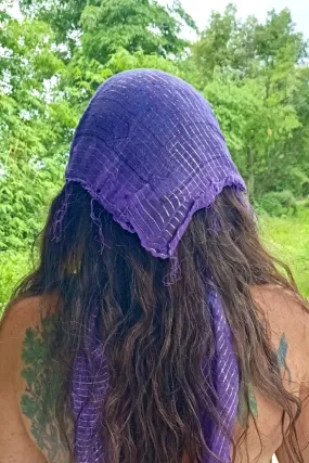 Purple Glitter Scarf