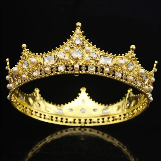 Queen & King Tiara Crown for Prom or Wedding