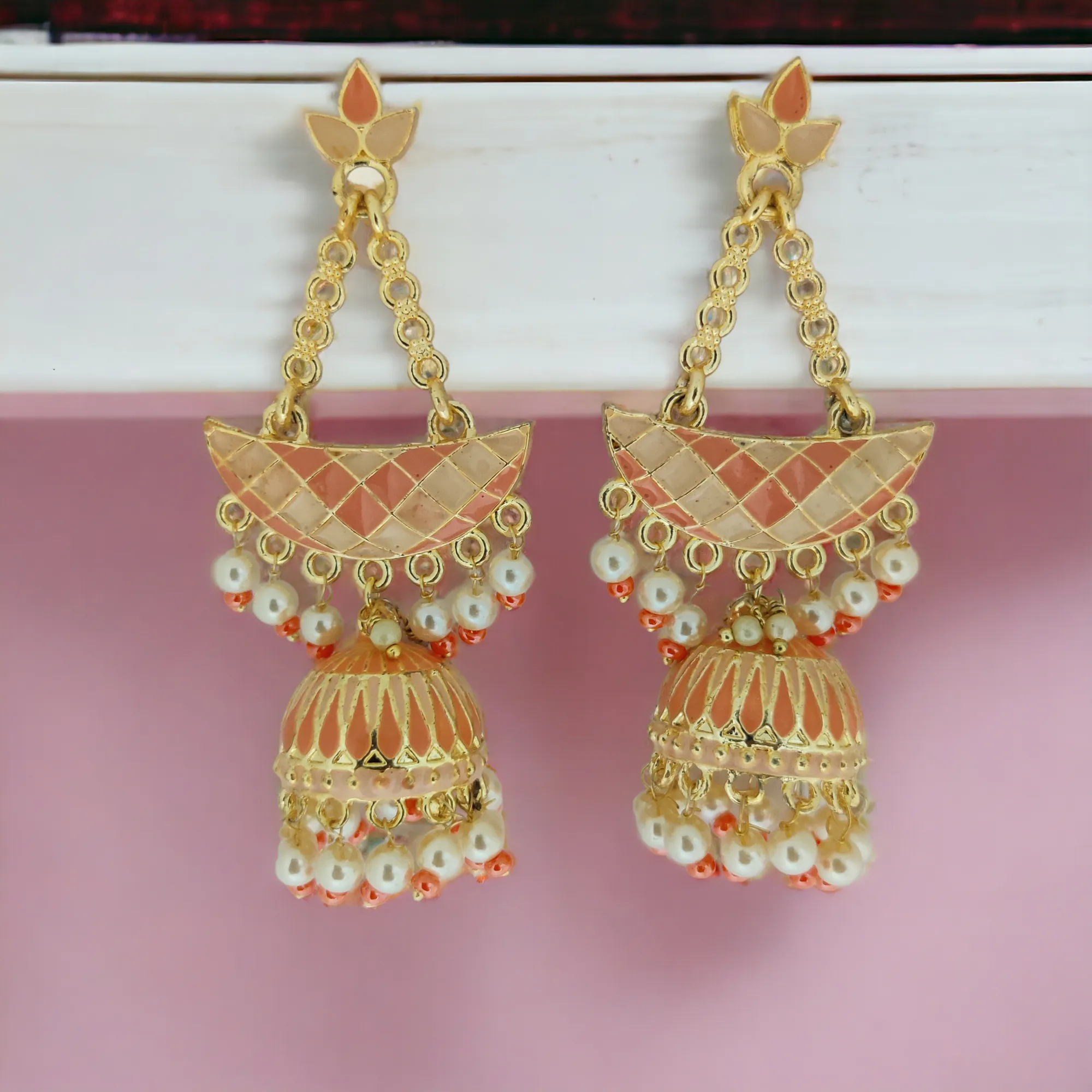 Radiant Rainbow Bliss Jhumkas