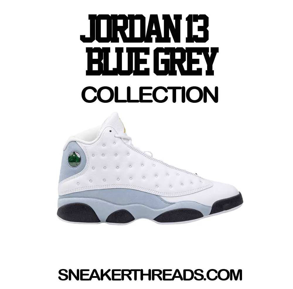 Retro 13 Blue Grey Spoiled Shirt