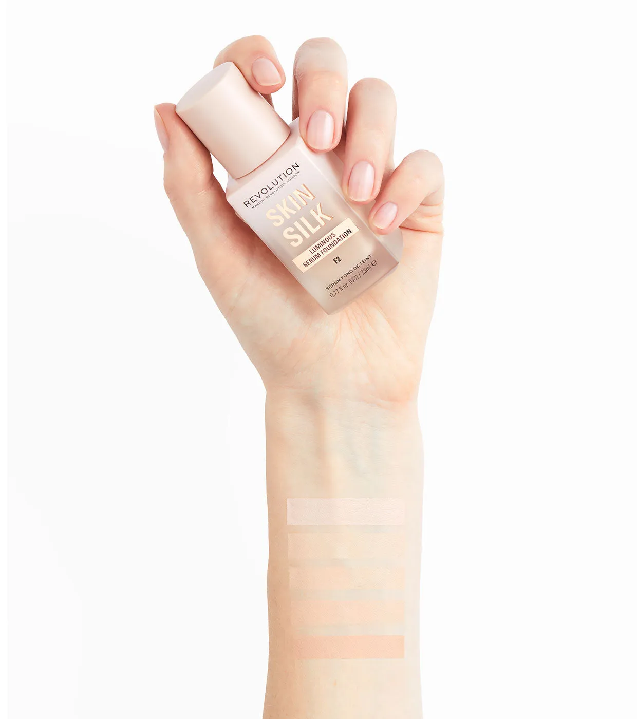 Revolution - Base de maquillaje Skin Silk Serum Foundation - F0.5