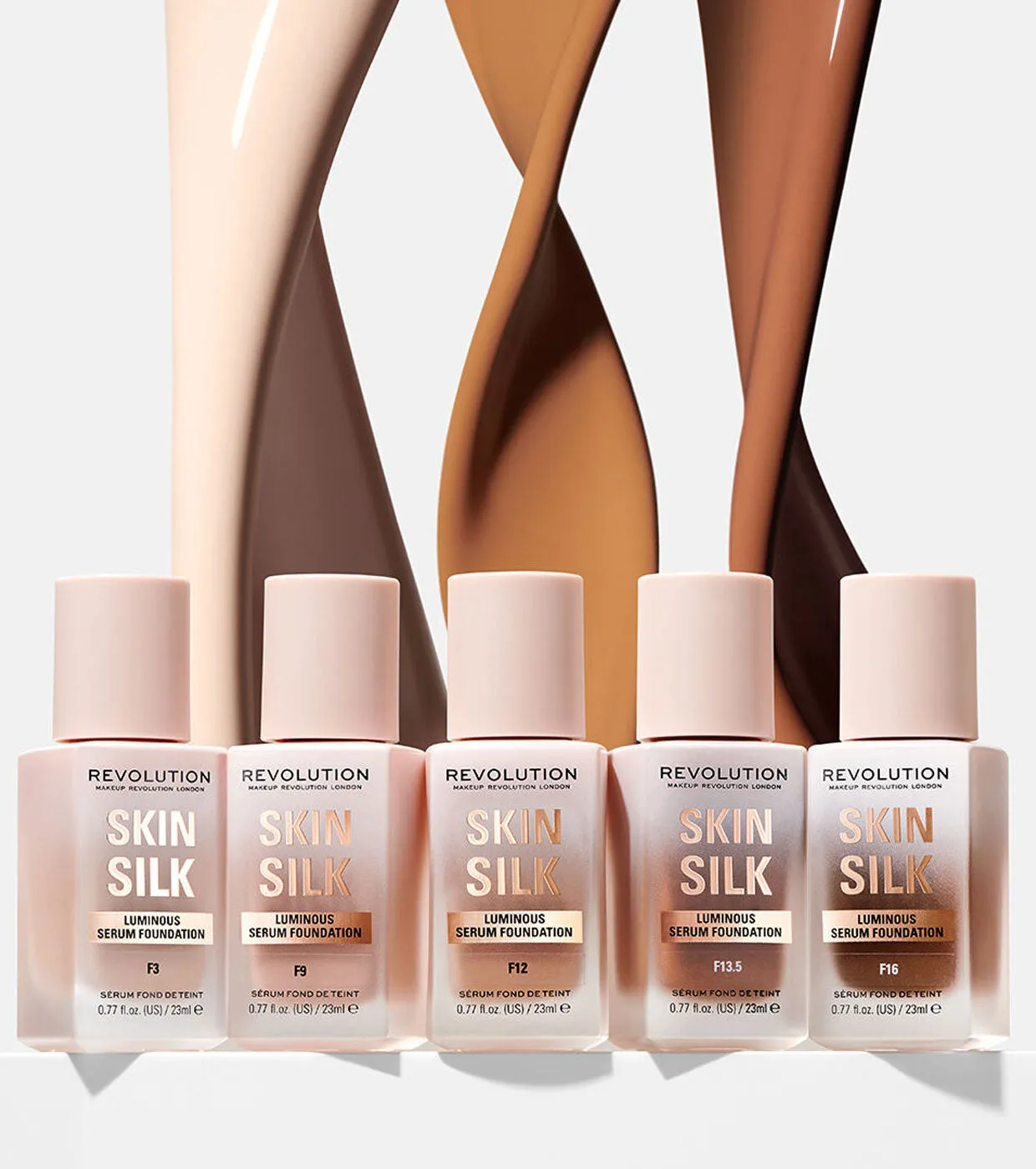 Revolution - Base de maquillaje Skin Silk Serum Foundation - F7