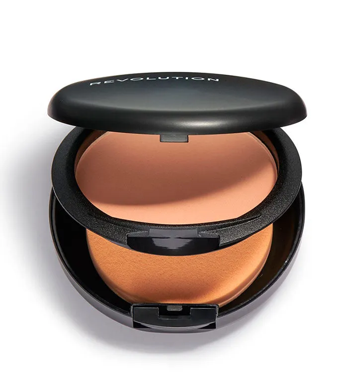 Revolution Pro - Base de maquillaje en polvo Pro Powder Foundation - F8