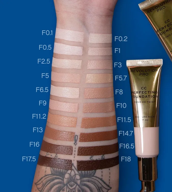 Revolution Pro - CC Cream Perfecting Foundation SPF 30 - F16