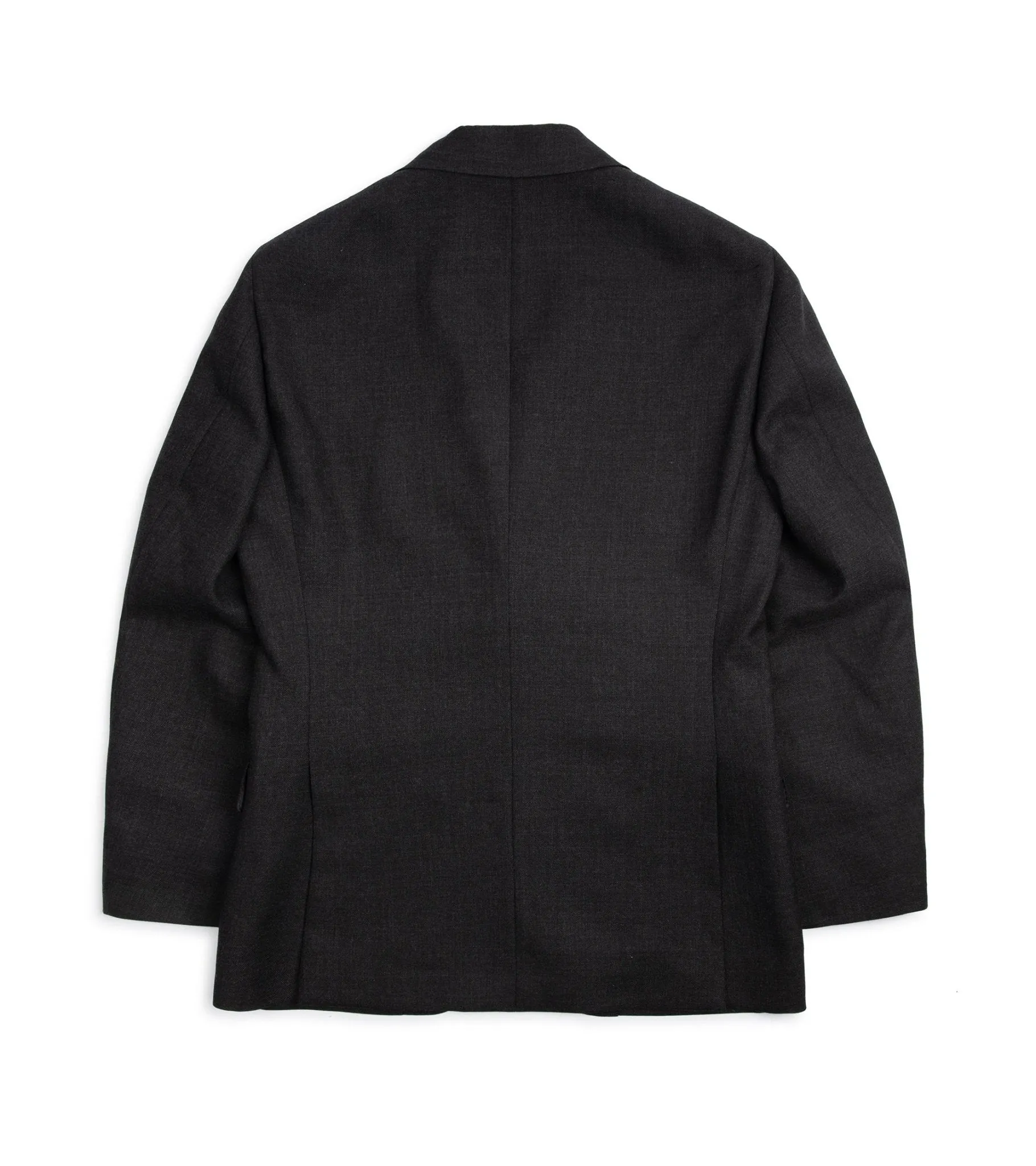 Ring Jacket Calm Twist Wool Suit: Charcoal