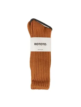 RoToTo Loose Pile Socks Mix Orange