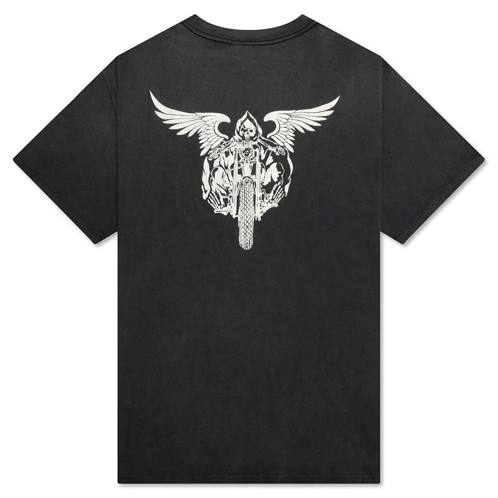 Saint Michael x Neighborhood Skull Bike Tee - Black