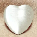 Selenite Heart Stone