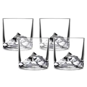 Set of 4 Everest Whiskey Glasses