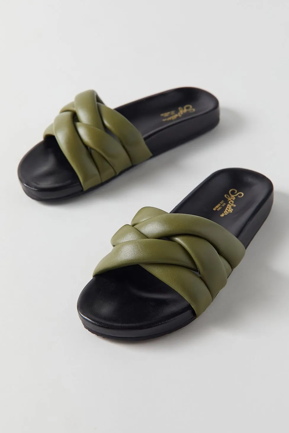 Seychelles Low Key Glow Up Slide Sandal - Olive