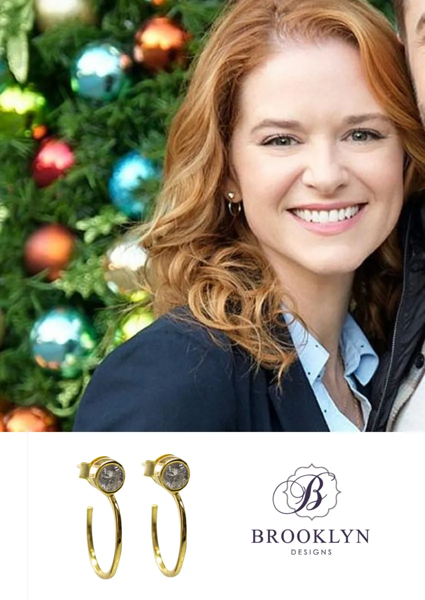 Sharlene Gold Hoops *As Seen On The Bachelorette*