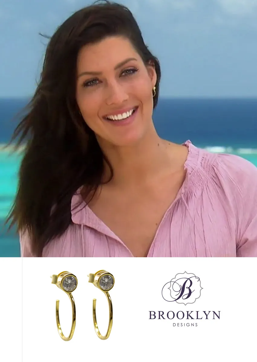 Sharlene Gold Hoops *As Seen On The Bachelorette*