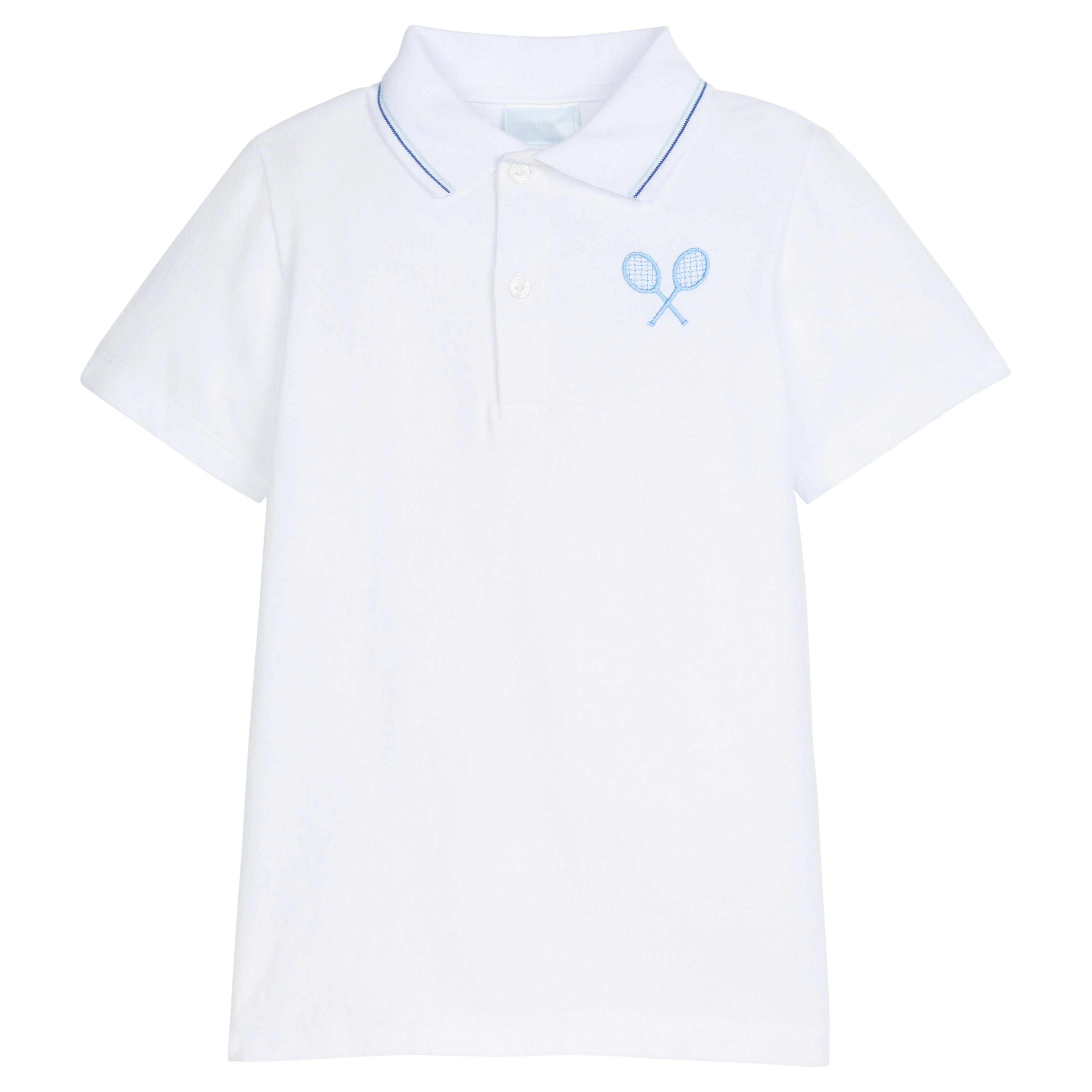 Short Sleeve Tipped Polo - Tennis