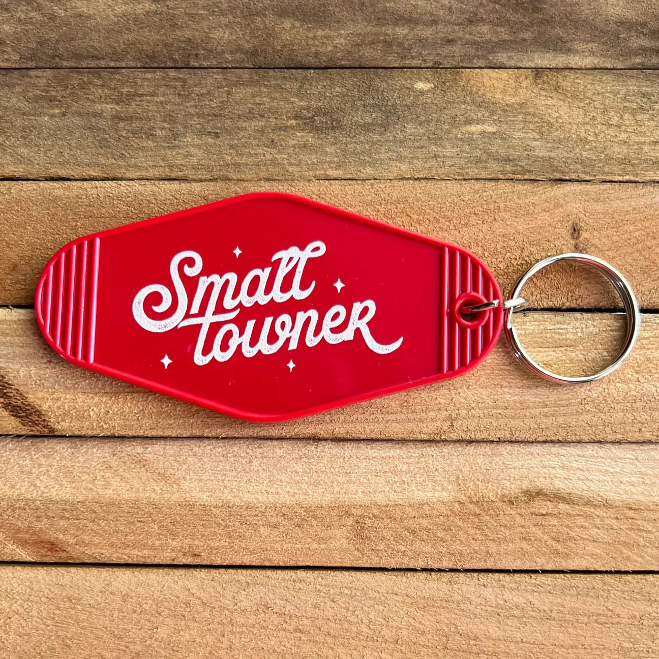 Small Towner Vintage Hotel Keychain