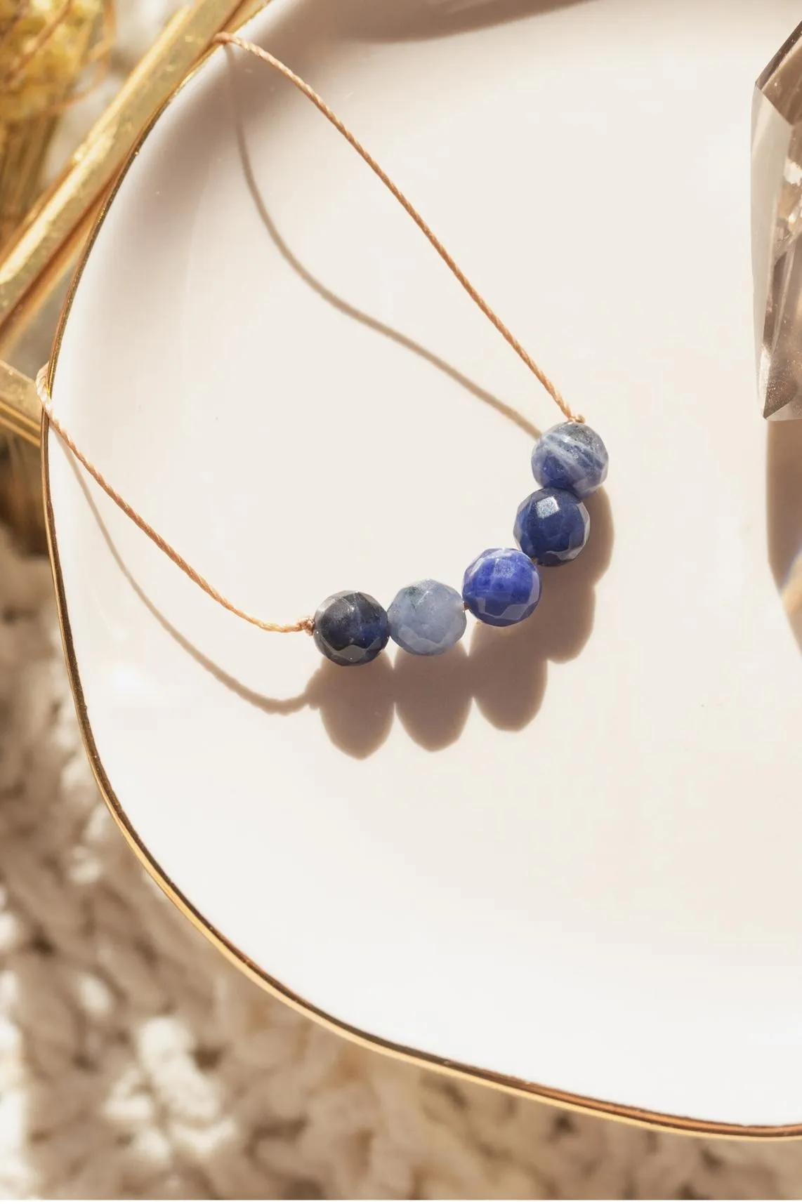 Sodalite Intention Necklace for Confidence