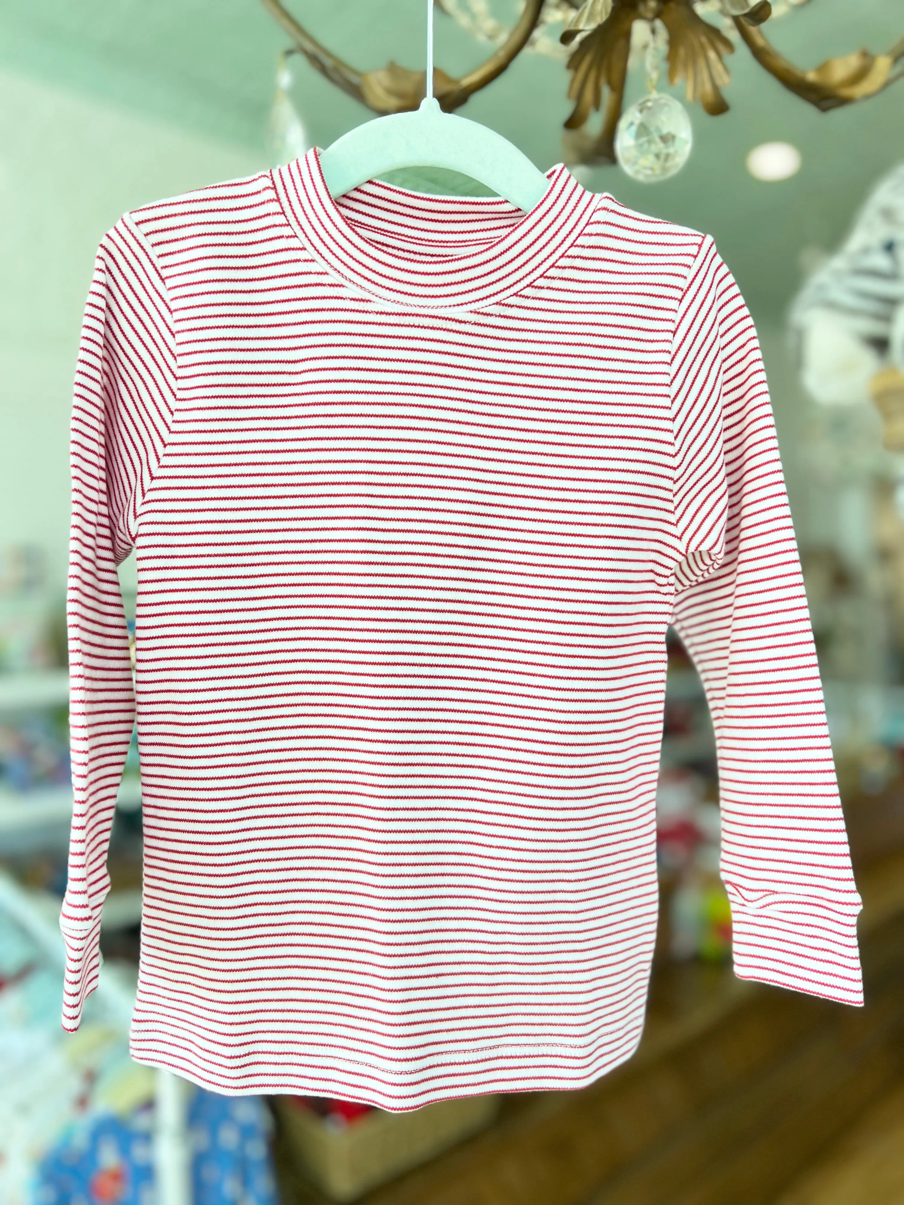 Squiggles - Tee- Red Stripe