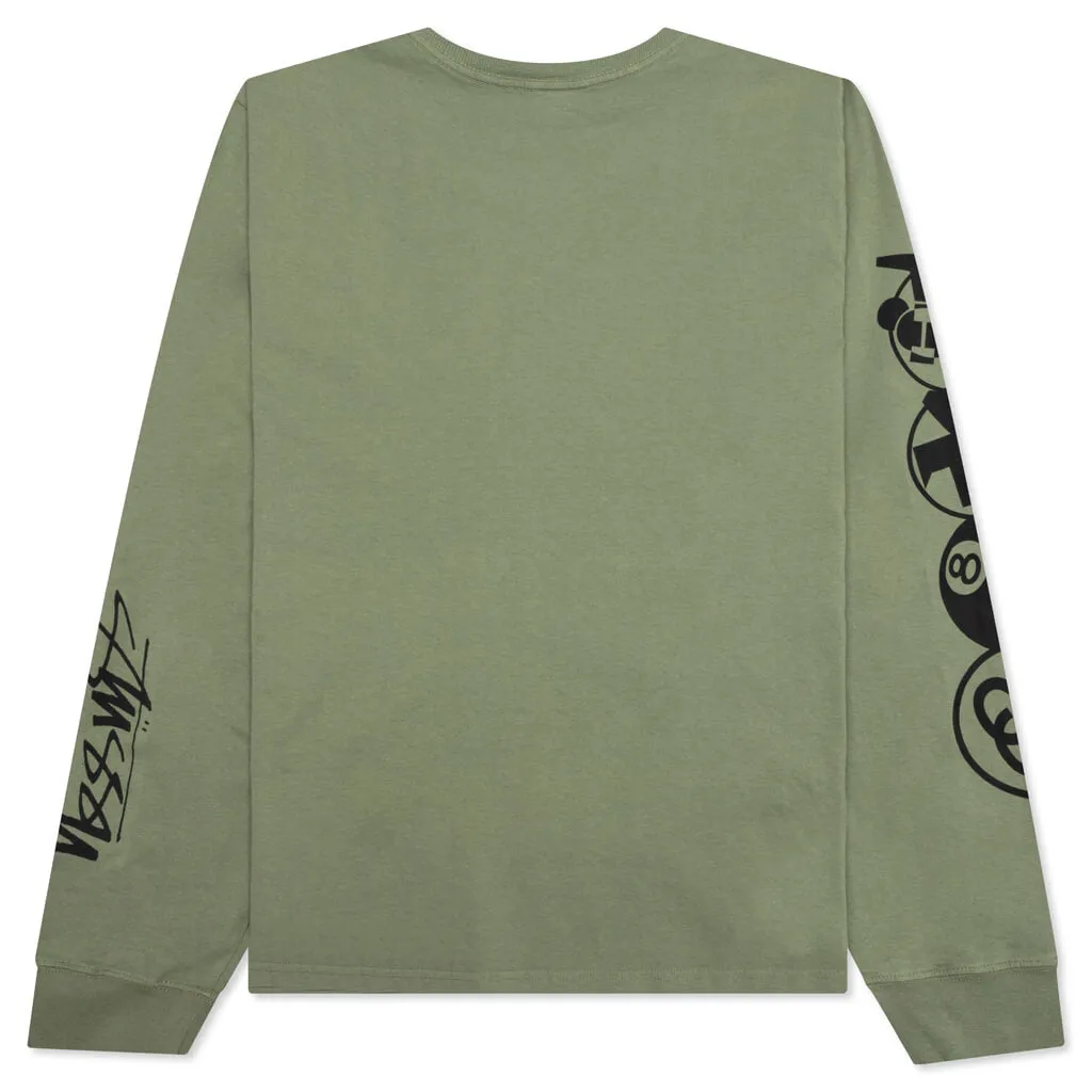 Stacked Pigment Dyed L/S Tee - Artichoke