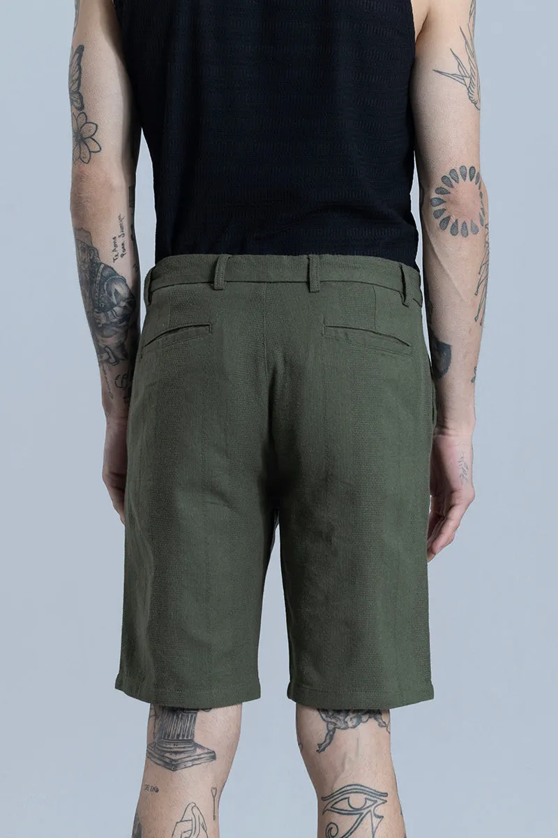 Streamlined Olive Shorts