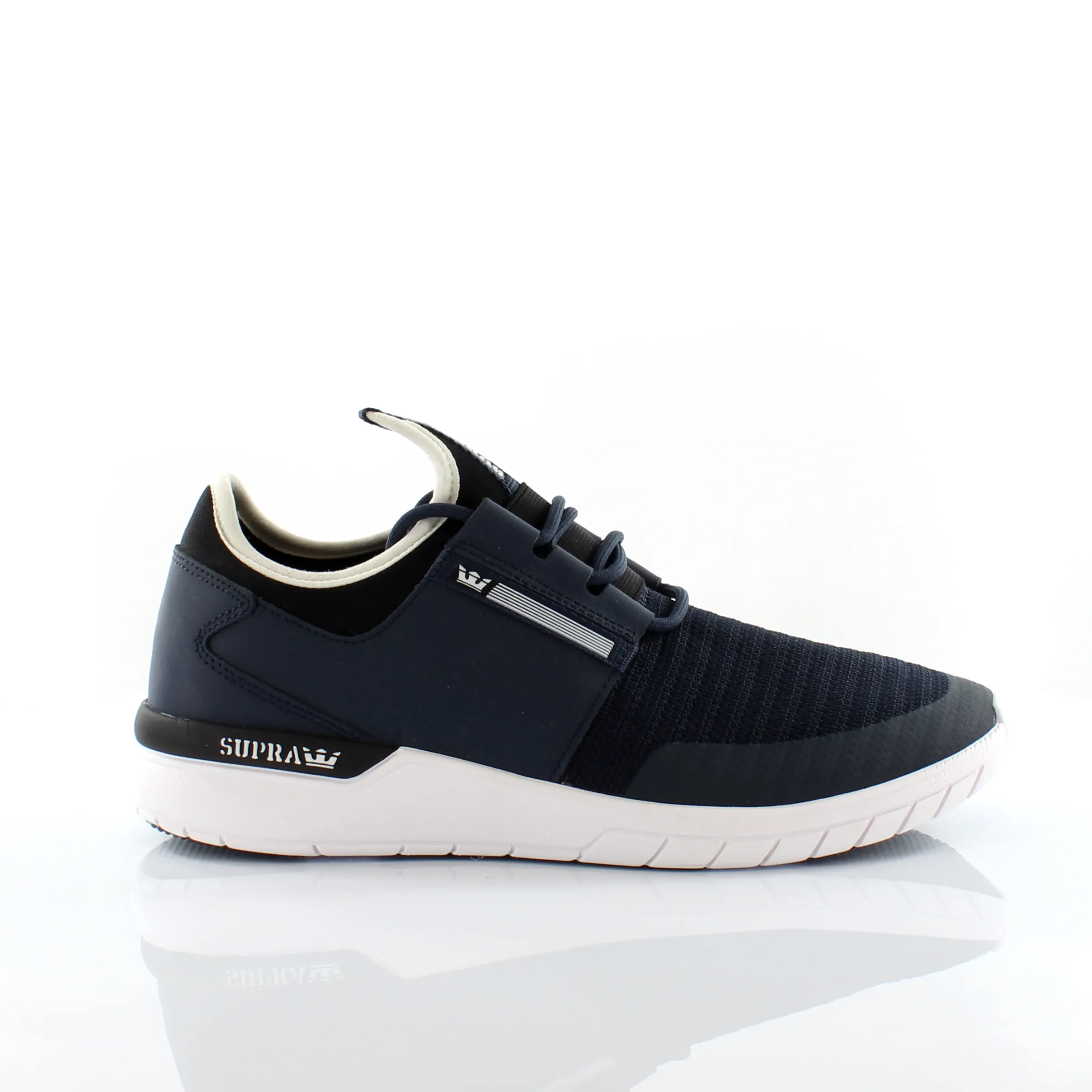 Supra Flow Run Blue Textile Mens Running Trainers 08021 401