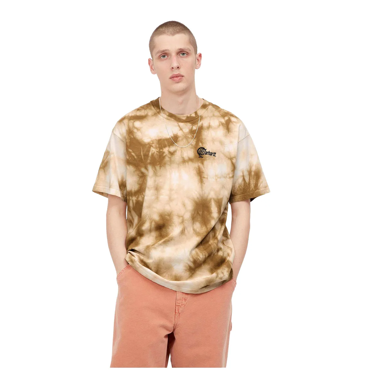 T-shirt S/S Carhartt WIP  Global Marrone