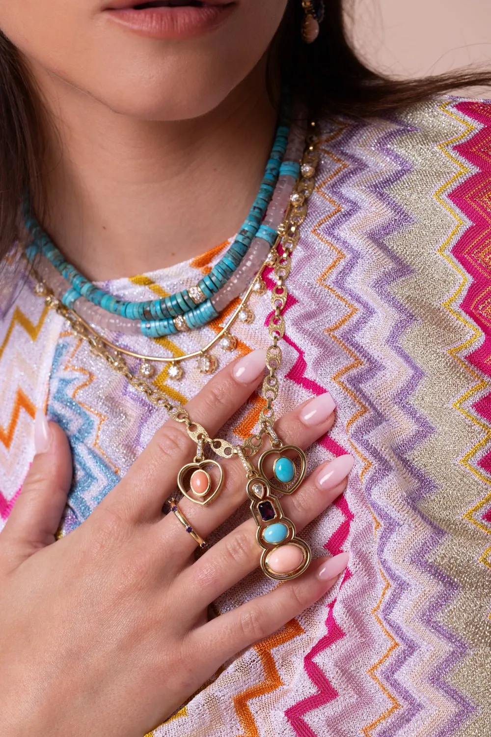 Textured Nautical Necklace