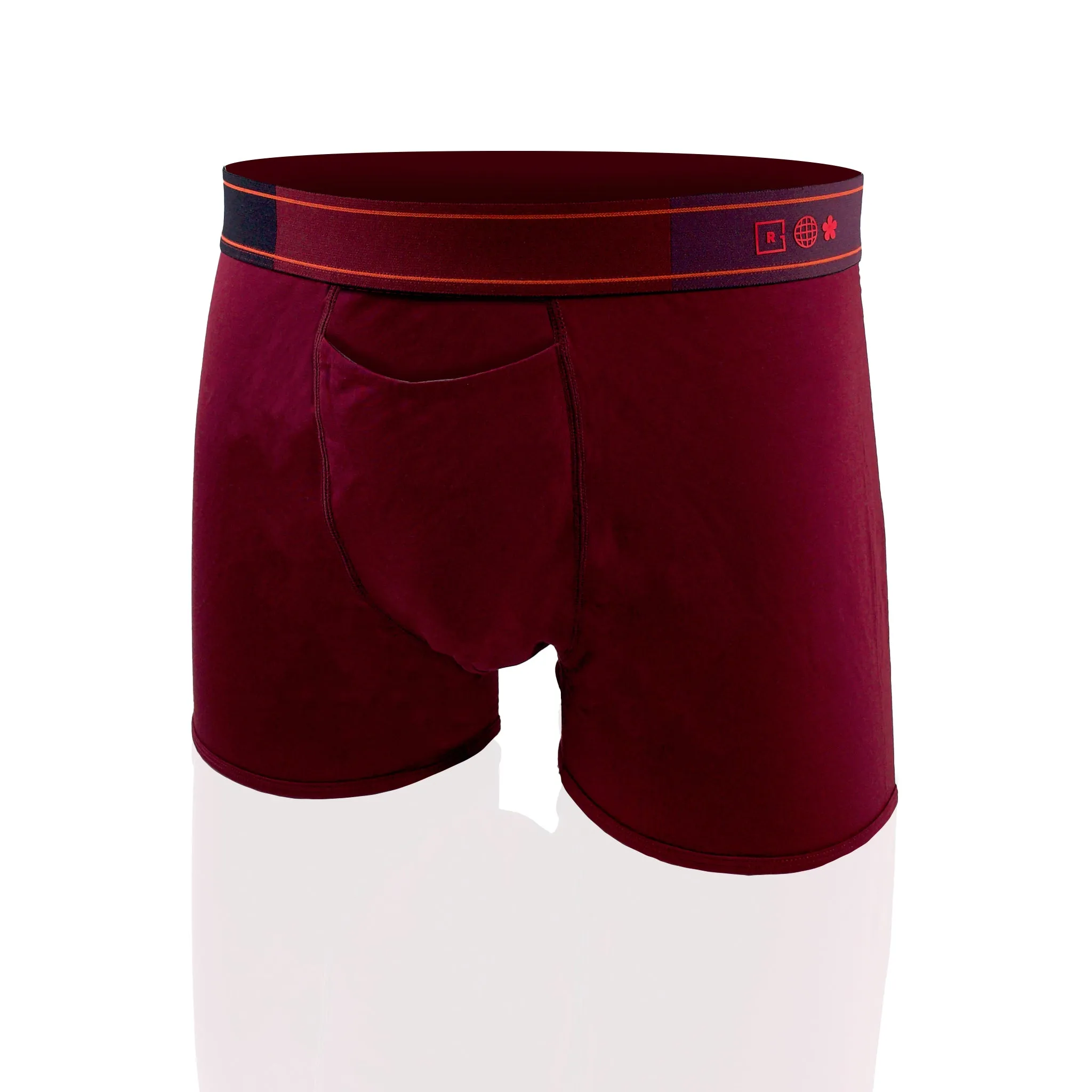 The Burgundy Boxer Brief