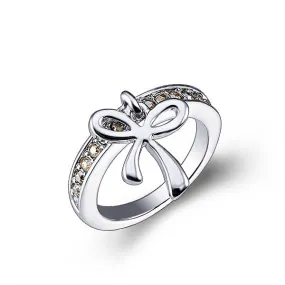 The cute little dangling bow ring