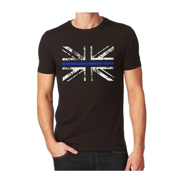 Thin Blue Line Union Flag Tshirt