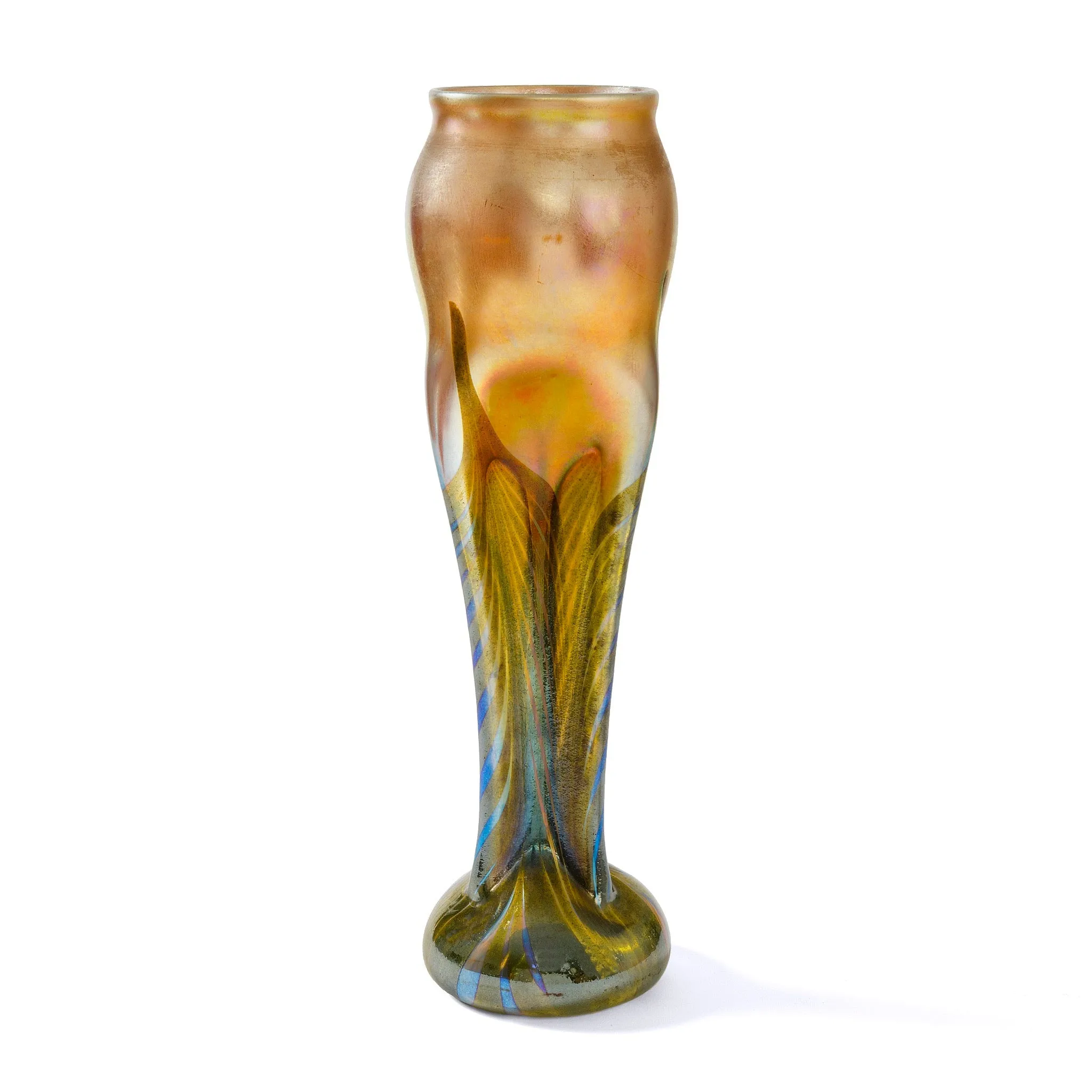 Tiffany Studios New York "Pulled Feather" Vase