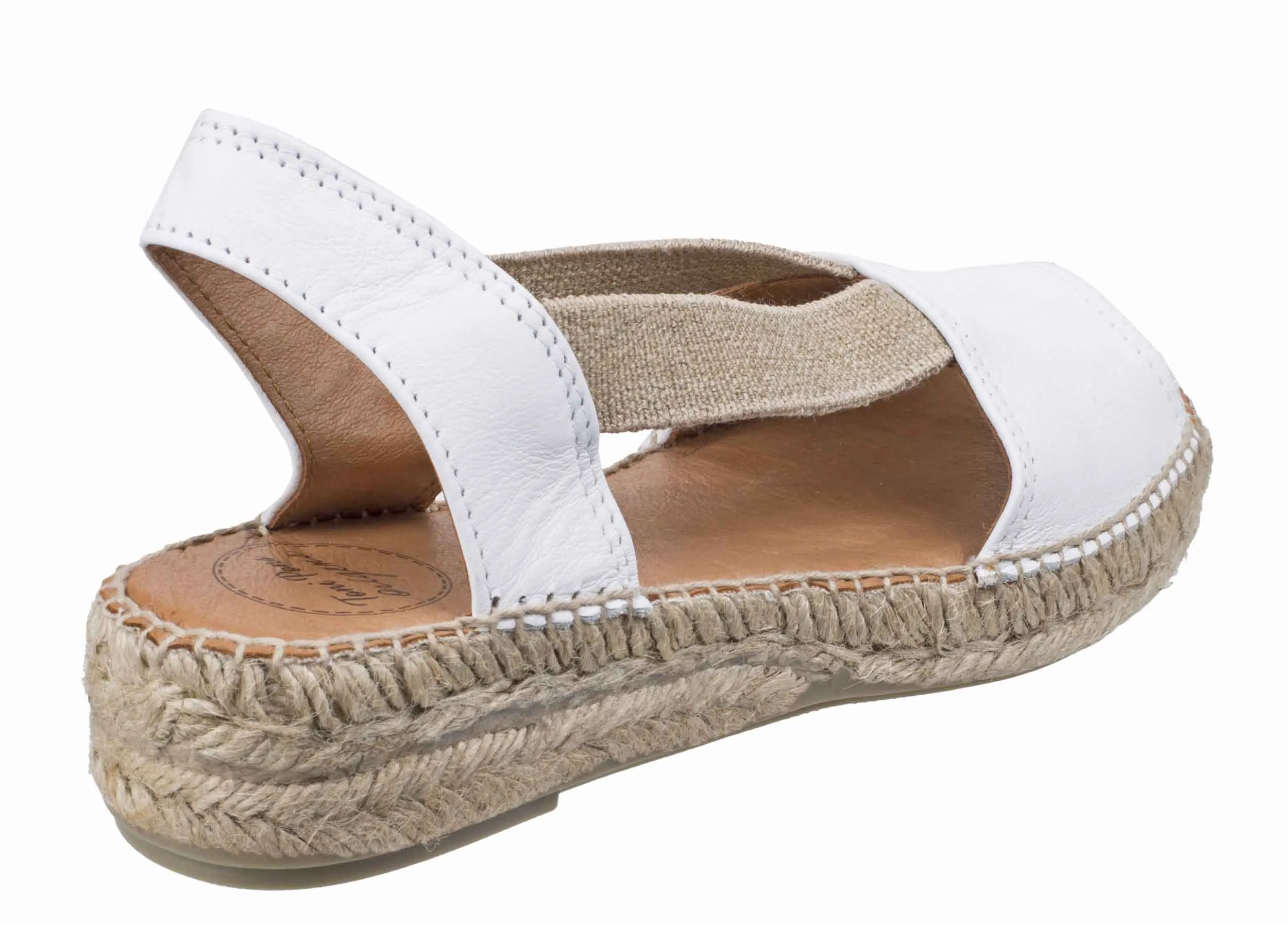 Toni Pons Etna Womens Peep Toe Slingback Espadrille Sandal