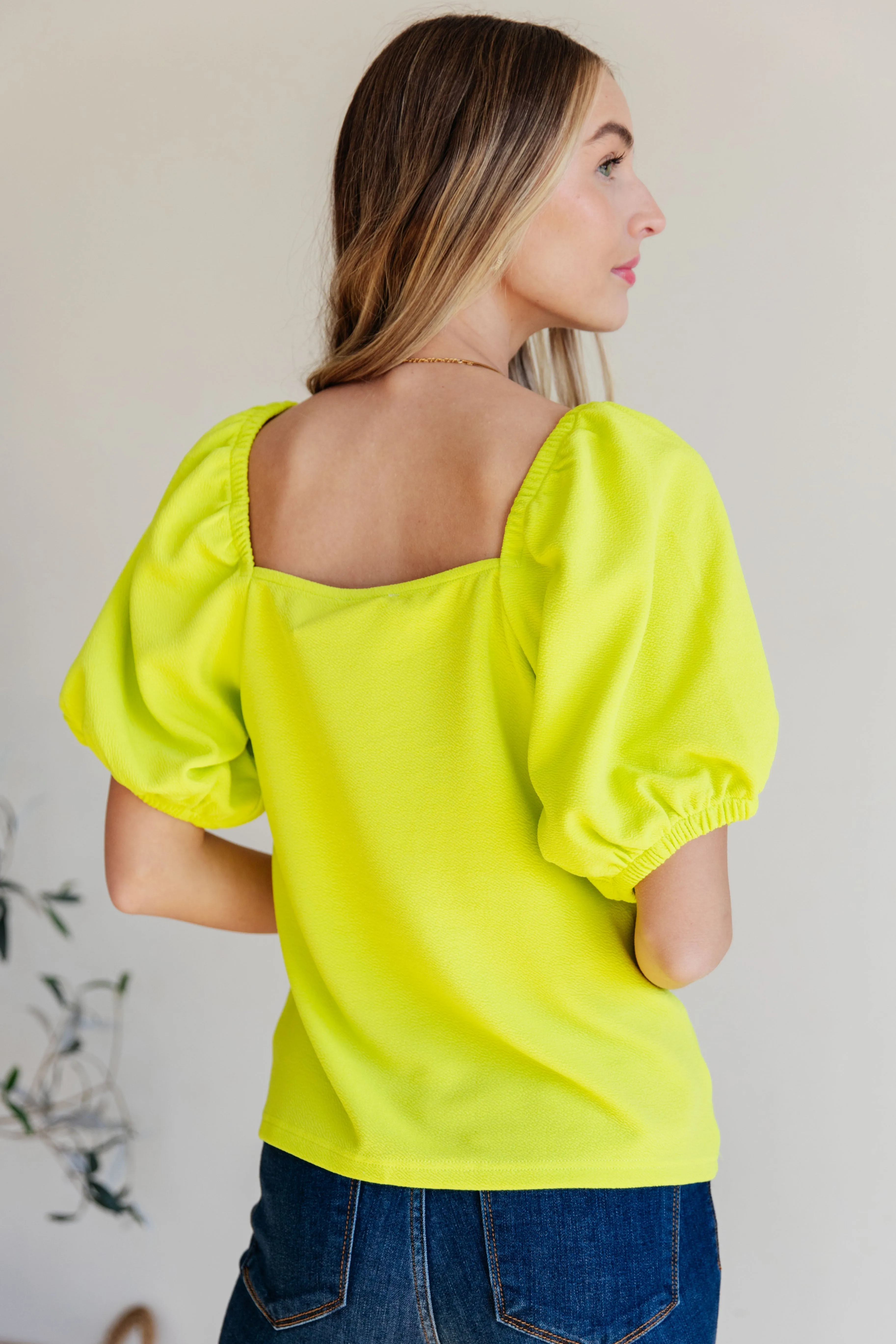 Try Me Balloon Sleeve Blouse