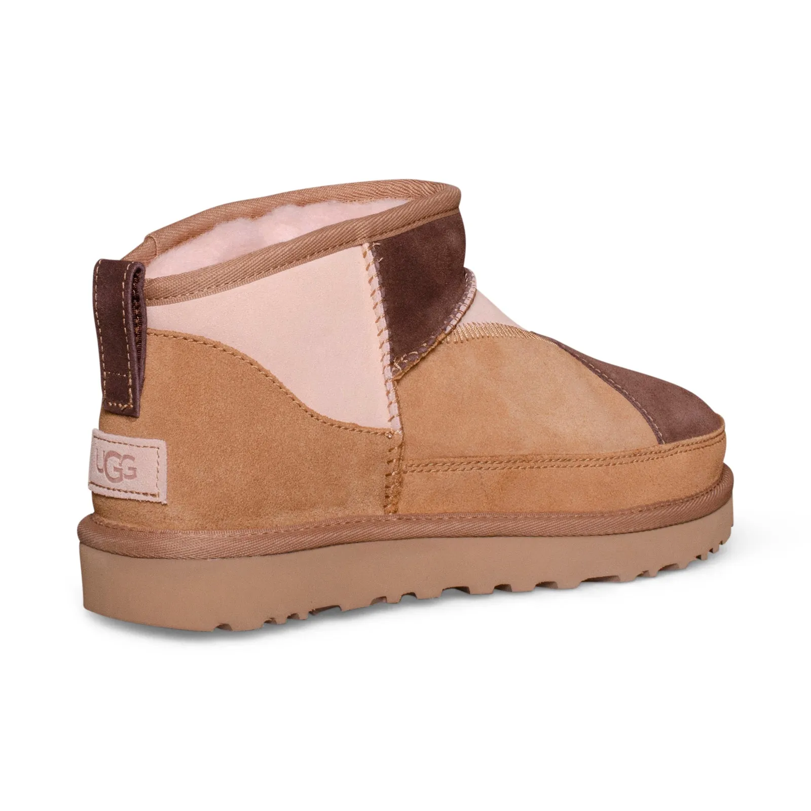 UGG Classic Ultra Mini ReImagined Chestnut Multi Boots - Women's